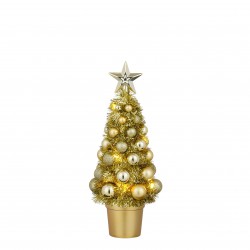 Sapin Décoré Led Or...