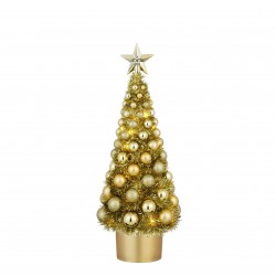 Sapin Décoré Led Or...