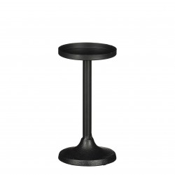 Bougeoir Noir H20.5-MICA...