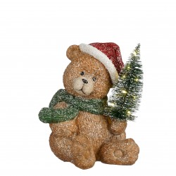 Ours + Sapin Led Marron...
