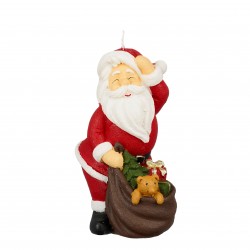 Bougie Père Noël Rouge...
