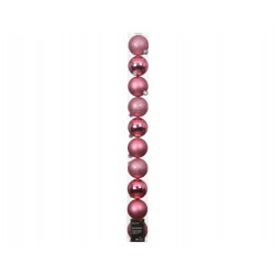Tube de boule rose X10 Ø6 -...