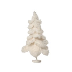 Sapin fausse fourrure blanc...