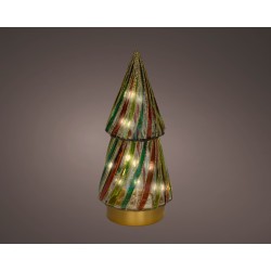 Sapin arlequin 8LED/PILE...