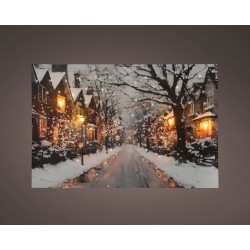 Tableau village 6LED/PILE...