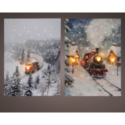 Tableau train 5LED/PILE...