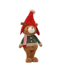 Ours bonnet de troll brun...