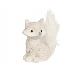 Renard fourrure gris clair...