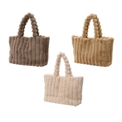 Sac à main velours beige...