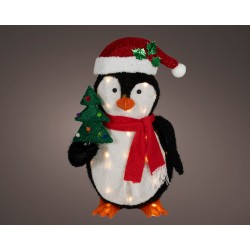 Pingouin tissu 30LED/PILE...