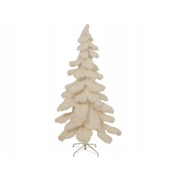Sapin fausse fourrure blanc...
