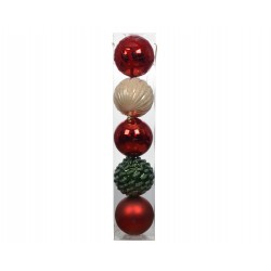 Boite de boule rouge/vert...