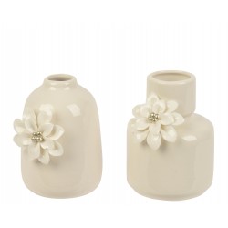 Vase fleur relief...