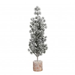 Sapin À Poser Givré/Vert...