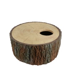 Abri pour reptiles L brun
