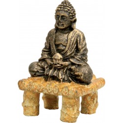 ASIE Bouddha sur banc décor...