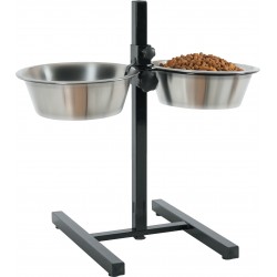 Support réglable+2 bols...