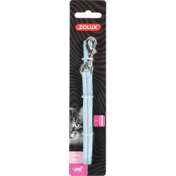 Laisse nylon tempo bleu