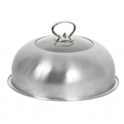Cloche cuisson vitree inox