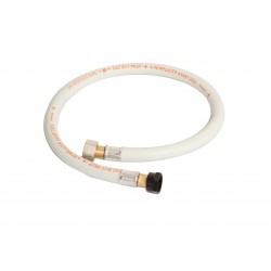Tuyau de gaz caoutchouc blanc