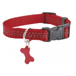 Collier safe 10 nylon rouge