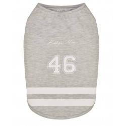T-shirt baseball s gris
