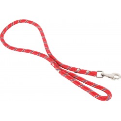 Laisse nylon corde rouge