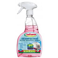 Spray désinfectant...