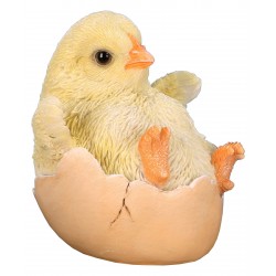 Poussin coquille 8cm resine 