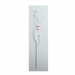 Mini Twiggy festonné, blanc...