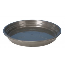Soucoupe plastique gris ø17