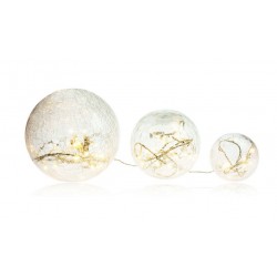 Boules X3 Led Claire Blanc...