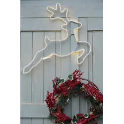 Motif Renne Lumineux Blanc...