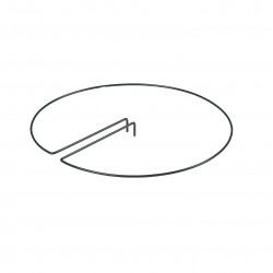 Anneau centre acier ø30 vrt