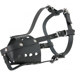 Muselière police noire t8