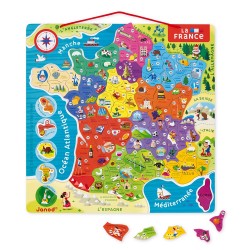 Puzzle france magnetique