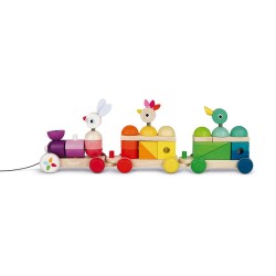 Train Geant Multicolor...