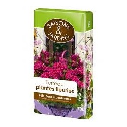 Terreau plantes fleuries...