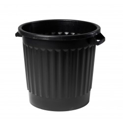 Corps de poubelle 80L noir...