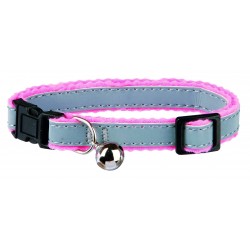 Collier chat réfléchissant