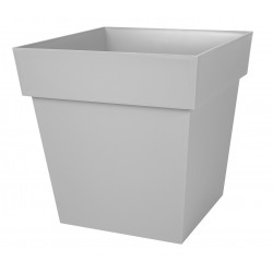 Pot carre toscane 39cm gris...