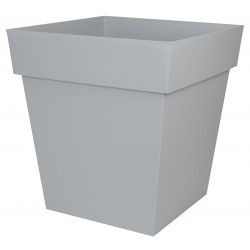 Pot carre toscane 50cm gris...