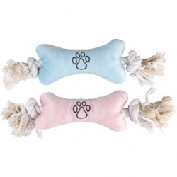 Os peluche +corde chiot