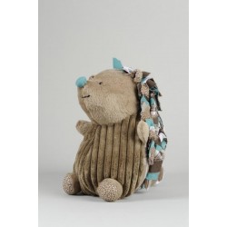 Herisson coton 22cm brun...