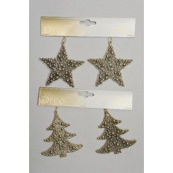 Figurine plast noel a/susp