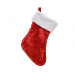 Chaussette Tissu Rouge En...