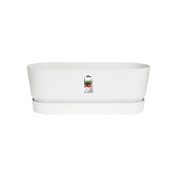 Pot greenville long 50cm blanc
