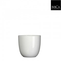 Cache-Pot Tusca Rond Blanc...