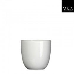 Cache-Pot Tusca Rond Blanc...
