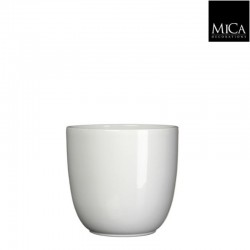 Cache-Pot Tusca Rond Blanc...